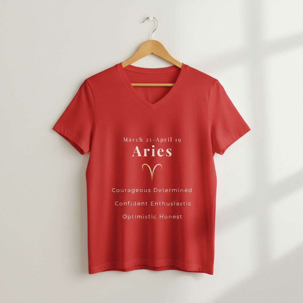 Red Aries Hanger Mockup