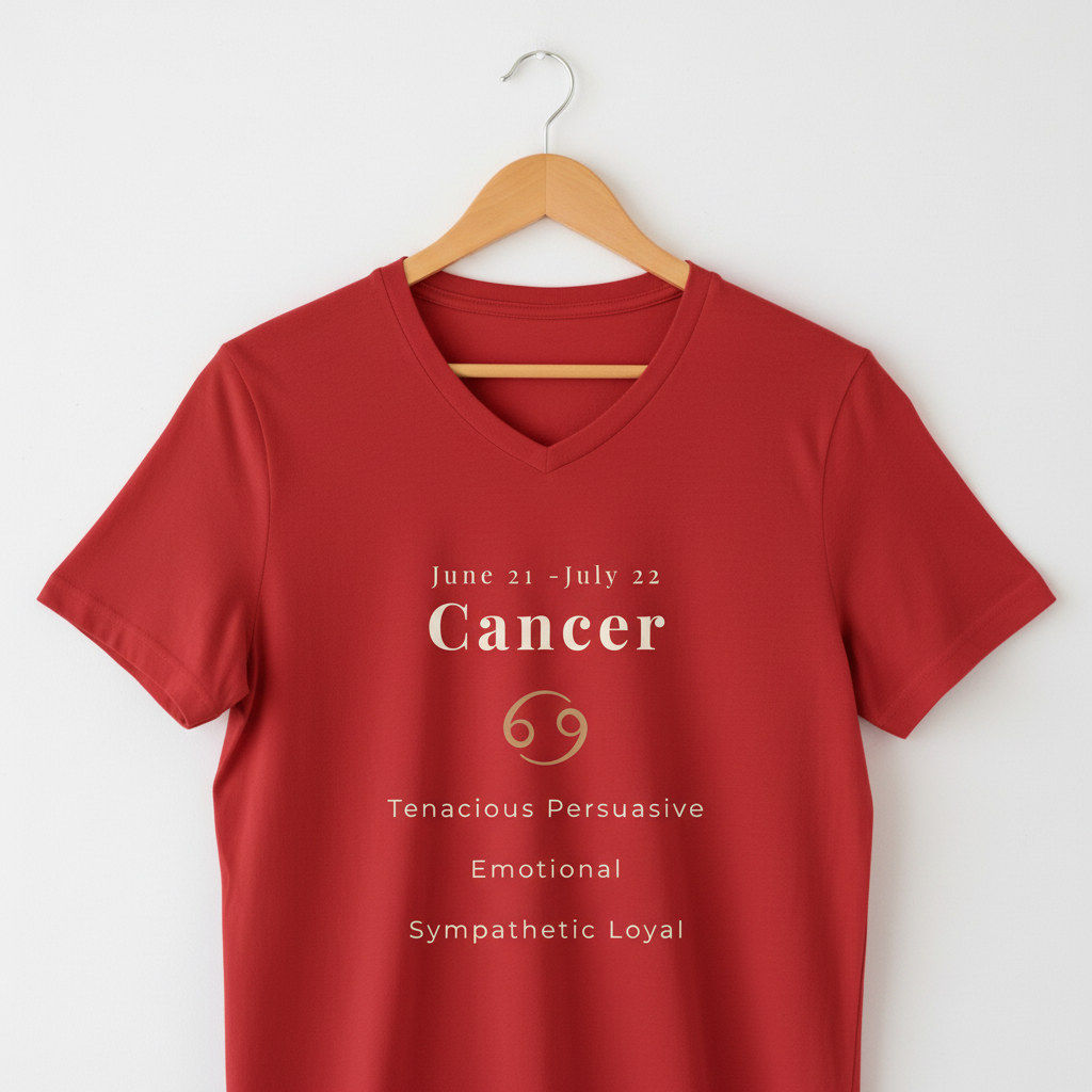 Red Cancer Hanger Mockup