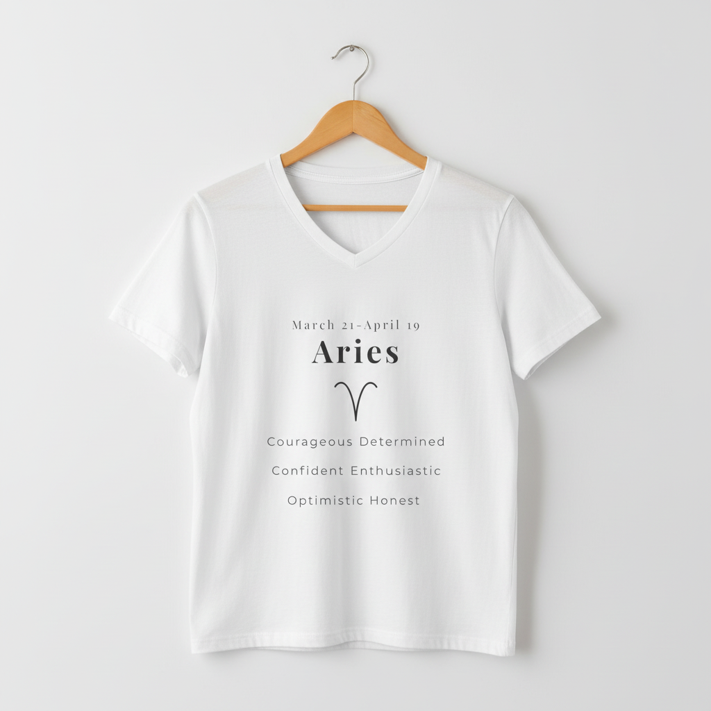 White Aries Hanger Mockup